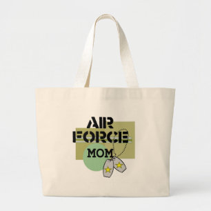 AIR FORCE MOM LARGE TOTE BAG