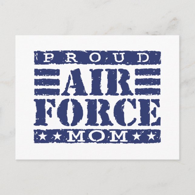 Air Force Mum Postcard (Front)