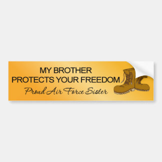 (Air Force) My Brother Protects Your Freedom Bumper Sticker