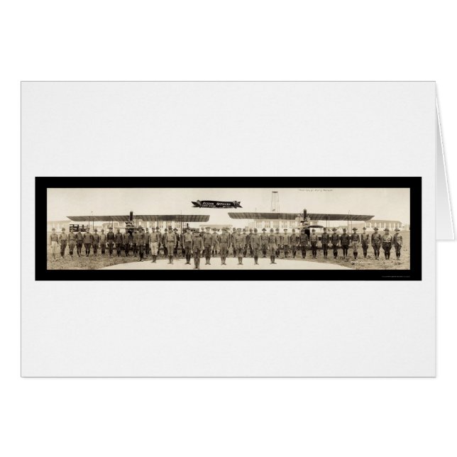 Air force Officers Love Field TX Photo 1918 (Front Horizontal)