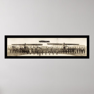 Air force Officers Love Field TX Photo 1918 Poster