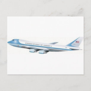Air Force One Postcard