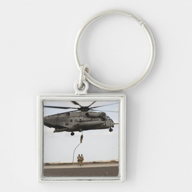 Air Force pararescuemen conduct a combat insert 3 Key Ring (Front)
