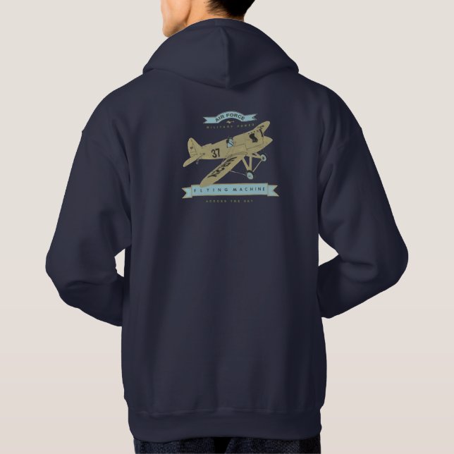 Air force plane hoodie (Back)