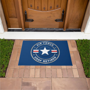 Air Force Retired Veteran Doormat