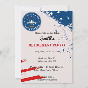 Air Force Retirement Invitations