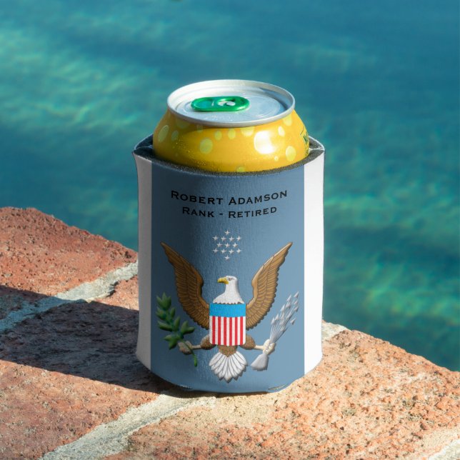 Air Force service personalised Can Cooler (In Situ Pool)