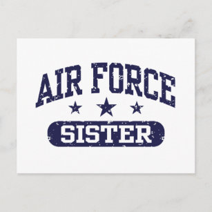 Air Force Sister Postcard