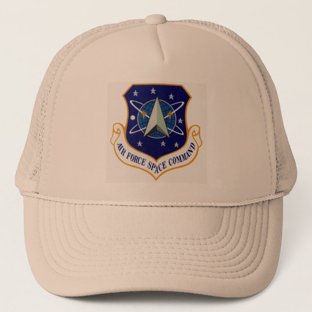 Air_Force_Space_Command_Shield Trucker Hat (Front)