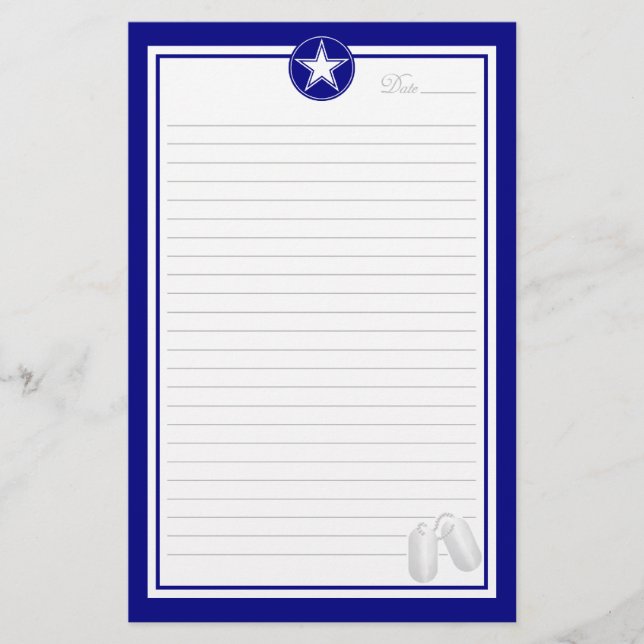 Air Force Star Stationery (Front)