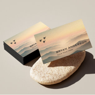 Air Force Style Card – Fighter Jets Over Mountains