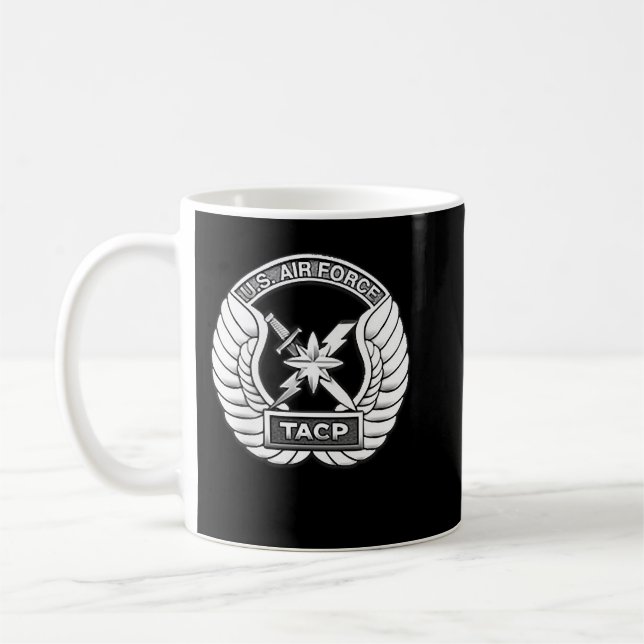 AIR FORCE TACTICAL AIR CONTROL PARTY TACP PATCH US COFFEE MUG (Left)