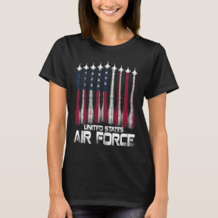 Air Force Us Veterans American Flag 4th Of July Pa T-Shirt