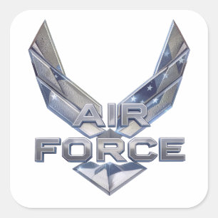 Air Force (USAF) Square Sticker