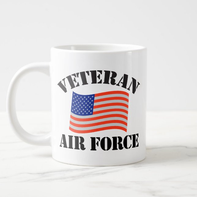 AIR FORCE VETERAN JUMBO MUG (Left)