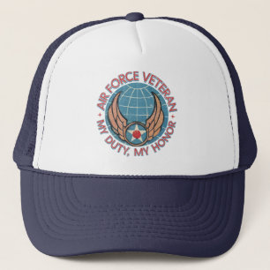 Air Force Veteran Trucker Hat