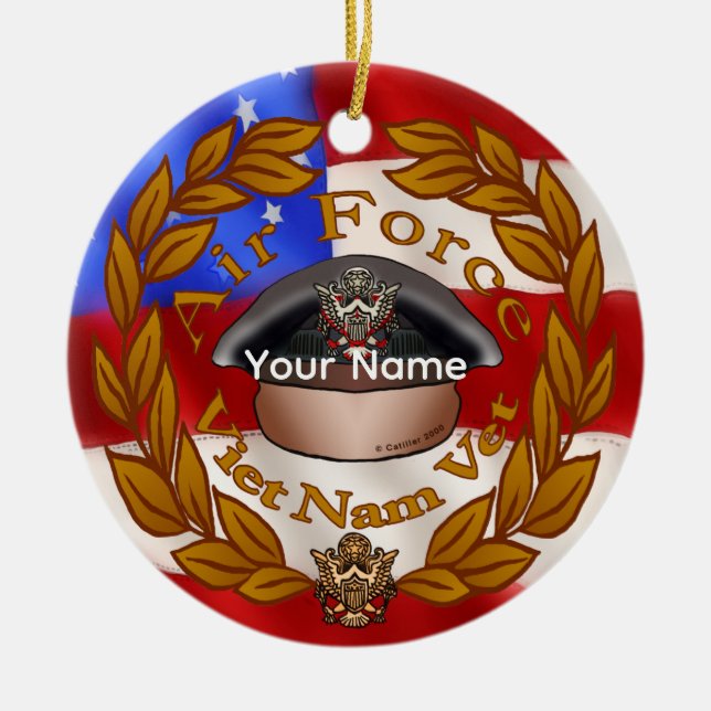 Air Force Viet Nam Vet ornament (Front)