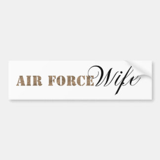 Air Force Wife Bumper Sticker