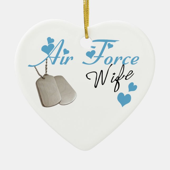 Air Force Wife Ornament (Front)
