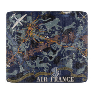 Air France : De nuit et de jour dans tous les ciel Cutting Board