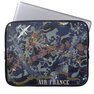 Air France : De nuit et de jour dans tous les ciel Laptop Sleeve