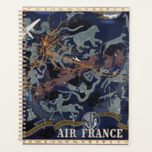 Air France : De nuit et de jour dans tous les ciel Planner