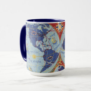 Air France Map of the World Mug