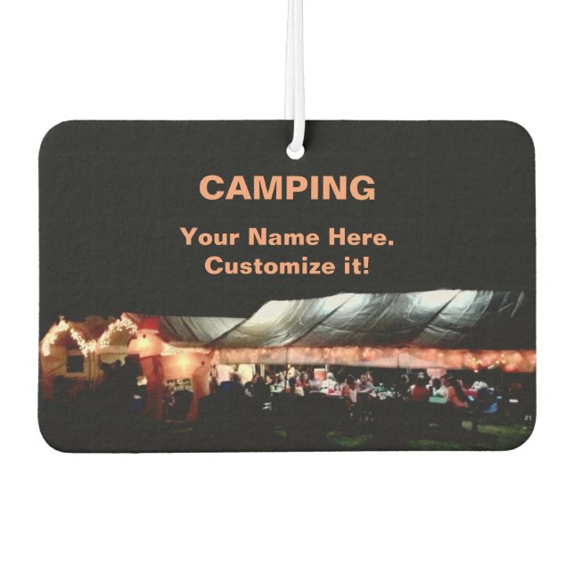 Air Freshener Camping (Front)