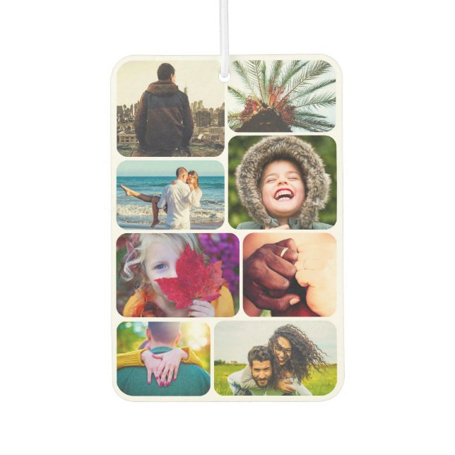 Air Freshener Double Sided 16 Photo Template (Front)