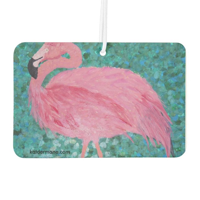 Air Freshener - "Flamingo" (Back)