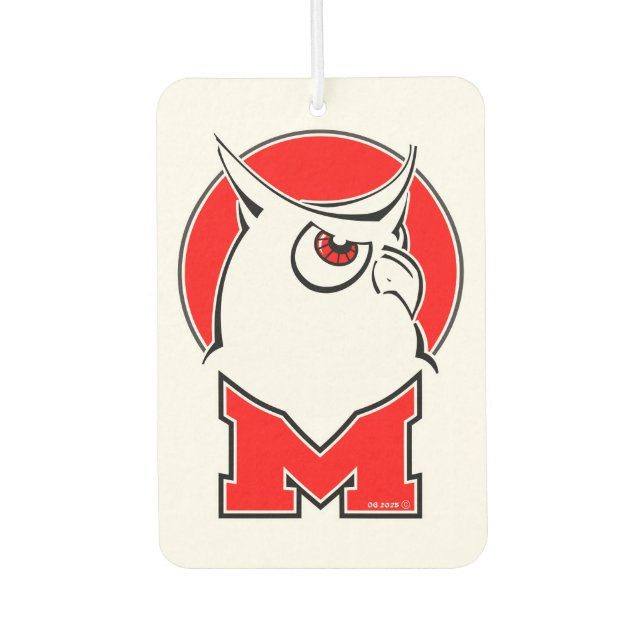 Air Freshener, Owl #1 Car Air Freshener (Front)