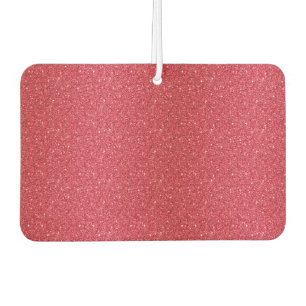 Air Freshener Red Faux Glitter Heart