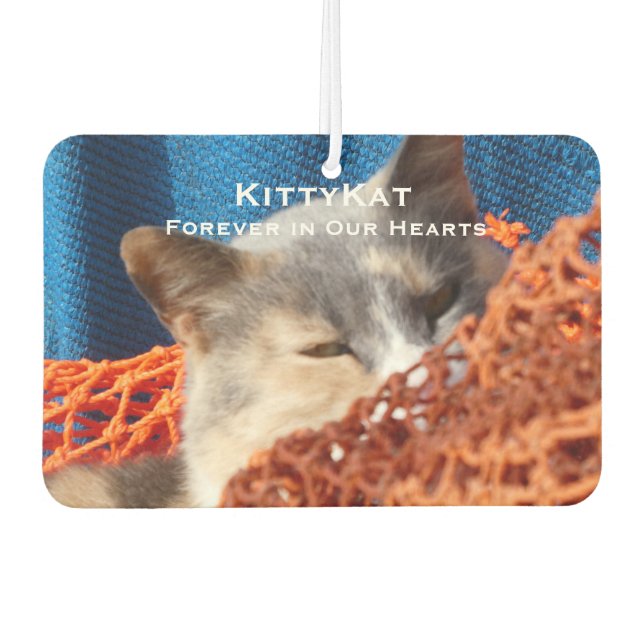 AIR FRESHENER YOUR Pet Cat Dog PHOTO Personalised (Front)