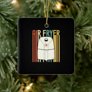 Air Fryer Master Cook Food| Retro Chicken Ceramic Ornament