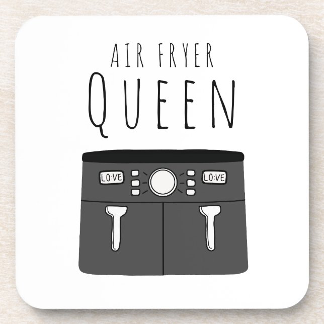 Air Fryer Queen Coaster (Front)