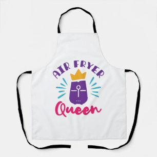Air Fryer Queen Cook Cooking Chef Women Girls Apron