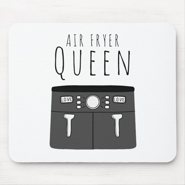Air Fryer Queen Mouse Mat (Front)