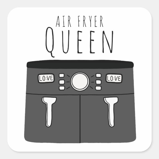 Air Fryer Queen Sticker (Front)