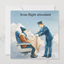 Air Hostess Flight attendance greeting