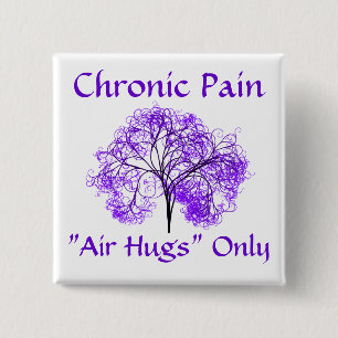 Air Hugs Only 15 Cm Square Badge