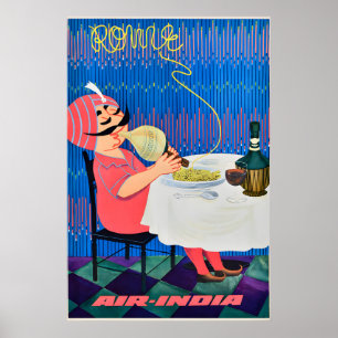 Air India - Rome - Travel Poster Prints