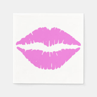 Air Kiss Lipstick Lips Napkins