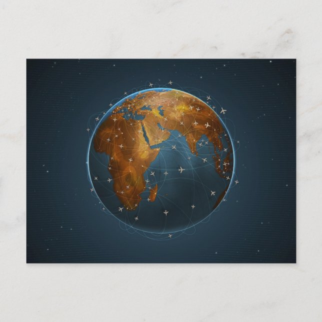 Air Lines 2 Postcard (Front)