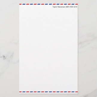 Air Mail (customisable) Stationery