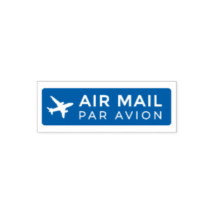 AIR MAIL PAR AVION Aircraft Airmail Stamp airplane