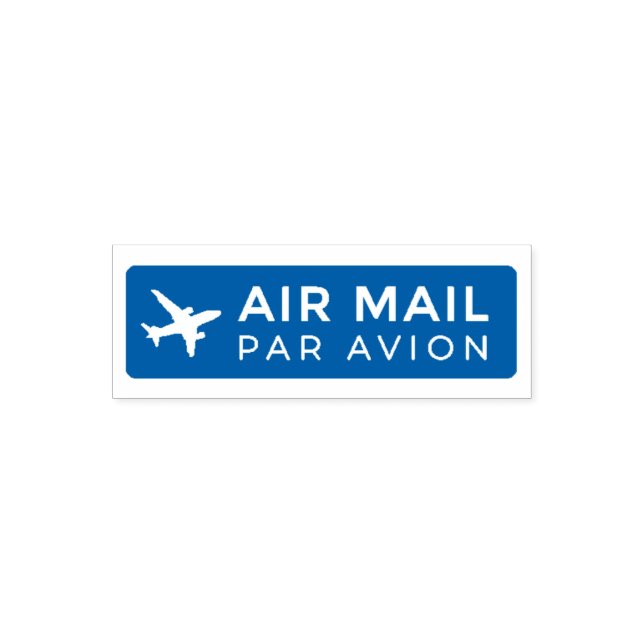 AIR MAIL PAR AVION Aircraft Airmail Stamp airplane (Design)