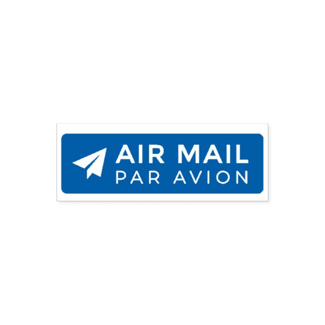 AIR MAIL PAR AVION Airmail Stamp paper airplane o (Design)