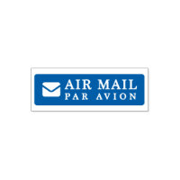AIR MAIL PAR AVION Letter Airmail Stamp mail lette
