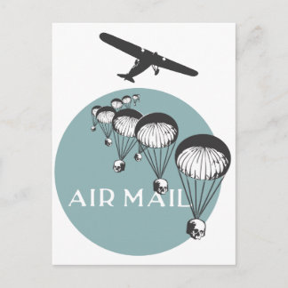 Air mail postcard