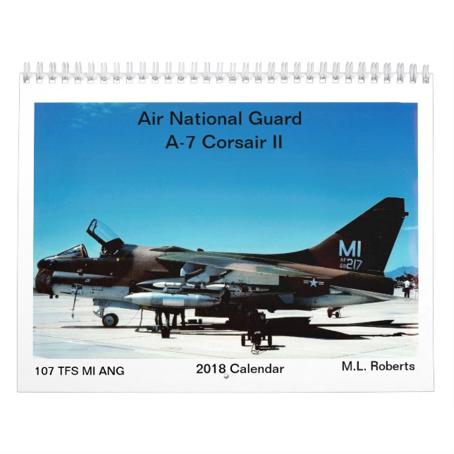 Air National Guard A-7 Corsair II Calendar (Cover)
